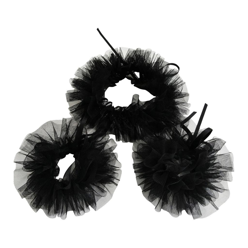 Elizabethan Mesh Neck Ruff Detachable Ruffle Collar and Wrist Cuffs for Medieval Costume and Historical Reenactments