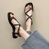 Sandals Women's Spring New Fashion Versatile Flats Trendy Skirt Shoes
