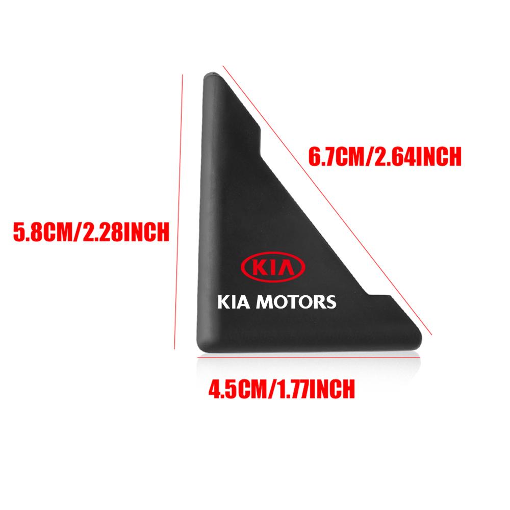 2pcs Car Door Guard Edge Corner Protector Cover Scratch-proof Sticker For Kia Sportage 3 Rio K2 Ceed Carnival Picanto Soul EV6 YO7
