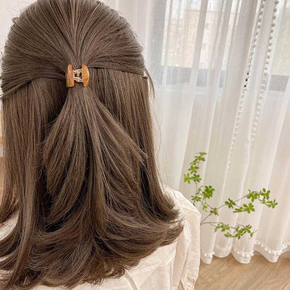 Держатель для волос Краб-зажим для волос Головной убор для вечеринки Ацетатный коготь для волос Женские заколки для волос Корейские заколки для волос Письмо