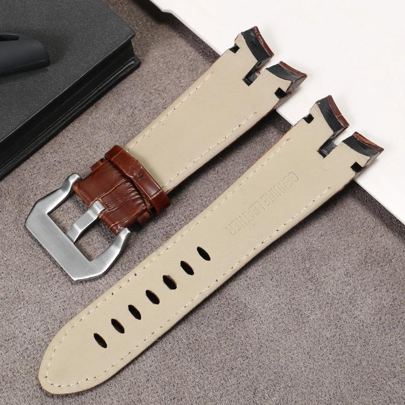 Genuine Leather Watchband 26mm For Roger Dubuis For EXCALIBUR Series Watch Band Strap 42mm Dial RDDBEX0405 Men's Accessories