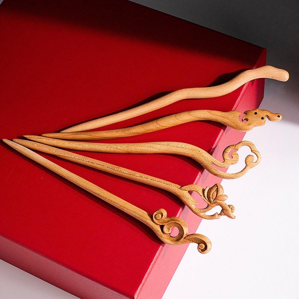 Shape Hair Sticks Bird Wooden Hair Sticks Chinese Hair Fork Korean Hair Clip Women Hanfu Hairpins