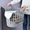 Складная корзина для белья в богемном стиле с ручкой - Прочный пластик, прямоугольная форма, дышащая и легкая