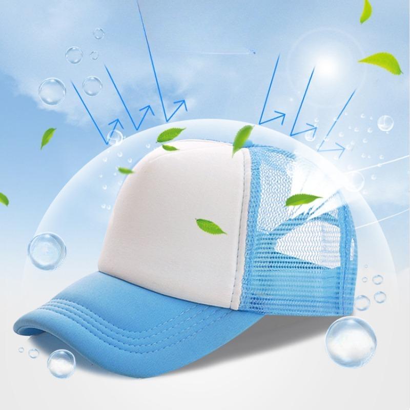 ZEXIN Кепка дальнобойщика Весенняя и летняя шляпа от солнца Рекламная кепка Бейсбольная кепка Дышащая сетчатая кепка