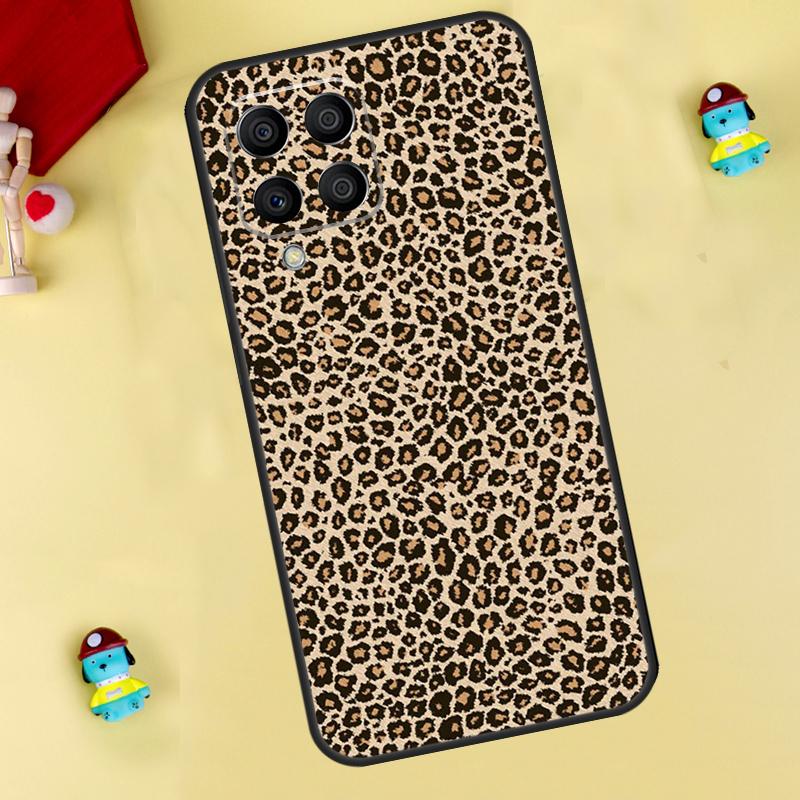 Чехол с леопардовым принтом для Samsung Galaxy M31 M21 M35 M12 M13 M14 M15 M06 M16 M36 M56 M53 M32 M52 M55 M34 M54