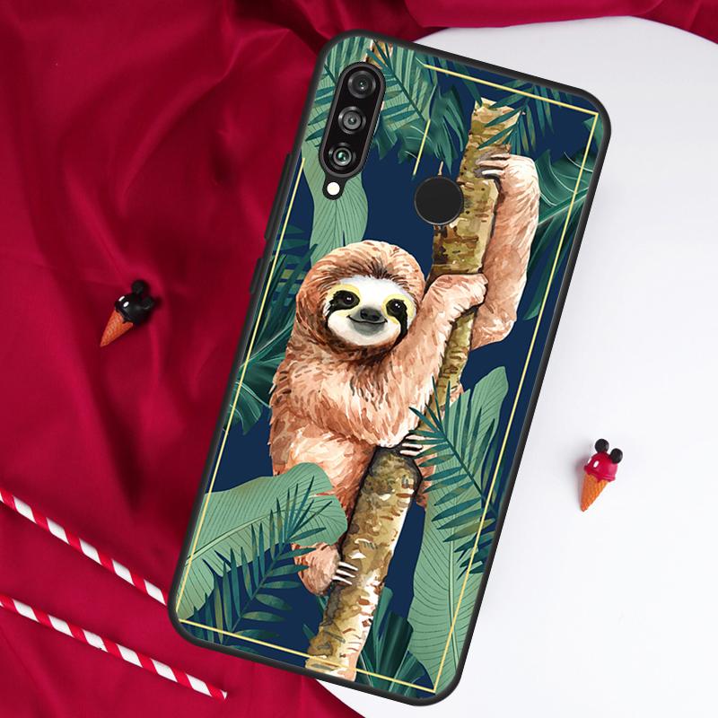 Ленивец Для Huawei Nova 12i 11i 8i 12s 9 10 SE Y90 Y60 Y70 Y72 Y61 Y91 P20 P30 P40 Lite P60 Pro Чехол