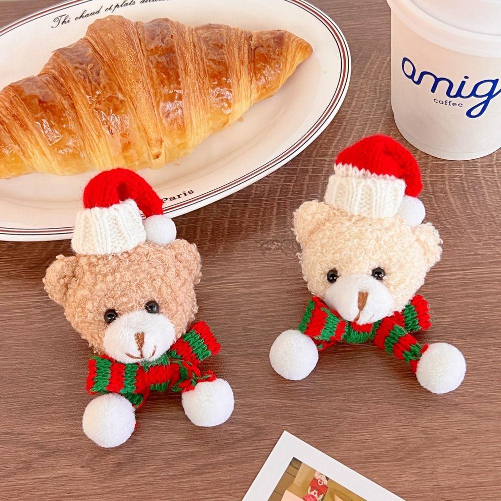 Ins Style Plush Zinc Zinc Alloy Toy Doll Women Brooch Fashion Jewelry Christmas Brooch Clothing Accessory