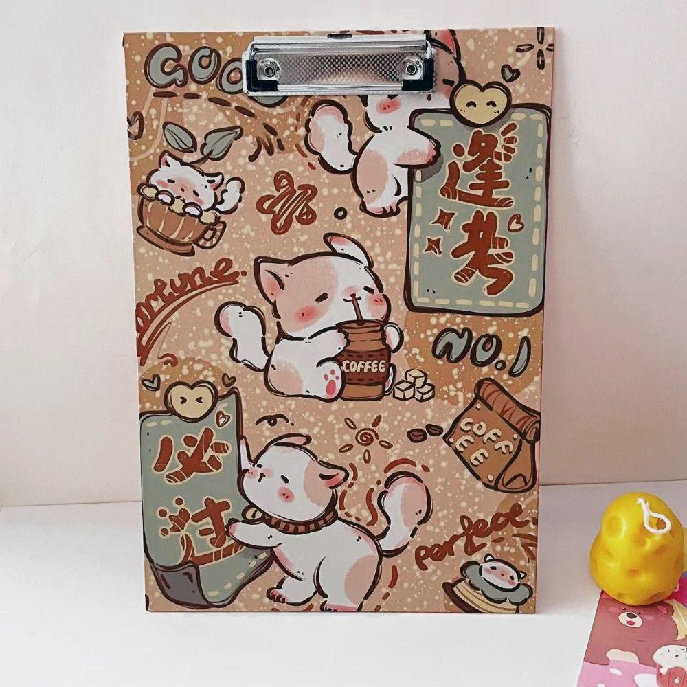 Simple A4 Folder Board Durable A4 Paper Holder 4 Style Writing Board School Supplies