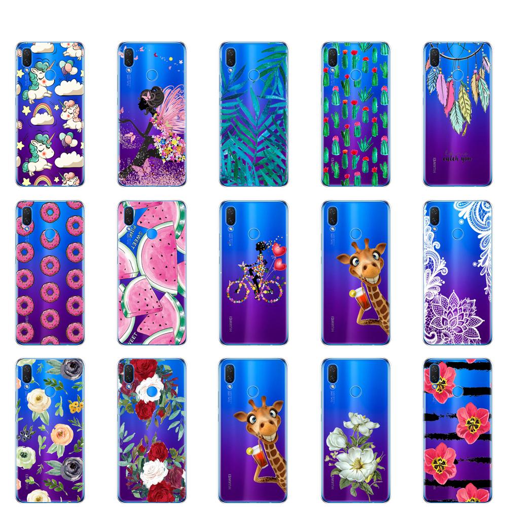 Чехол для телефона Huawei Nova 3 3i 3e, мягкий силиконовый чехол TPU для Nova3 Nova3i INE-LX2 INE-LX9, защитный чехол на все 360 градусов