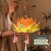Весенний фестиваль Год Змеи DIY Светящийся Лотос Фонарь Набор – Бумажный Фонарь в Старинном Стиле