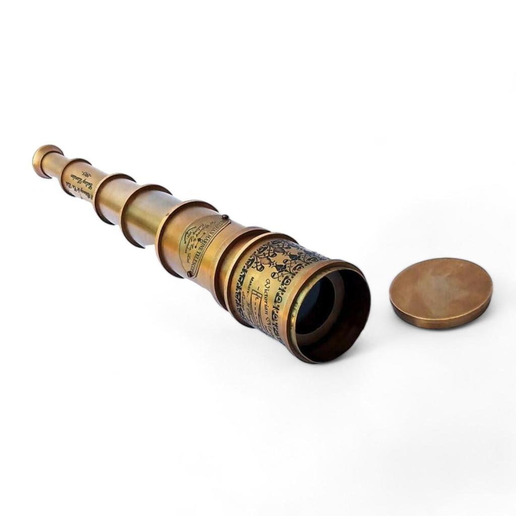 Старинный телескоп, ручная работа, навигационный телескоп для армейской астрономии, копия