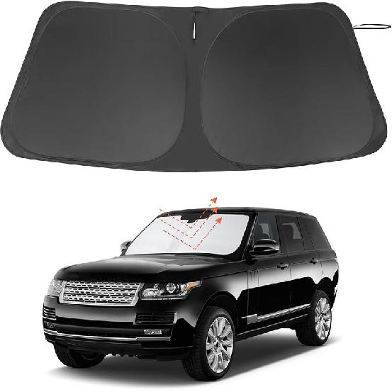 TINGLU Солнцезащитный козырек для Tesla Model X Tesla X 2016-2024 2025 Аксессуары Солнцезащитный козырек на лобовое стекло Защита от УФ-лучей Накидка на солнцезащитный козырек С
