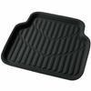 BONFORM Car Mat, X Gear, Light/Normal Car, Rear, 1 Piece, Waterproof, Fully Washable, Anti-Slip Treatment, 50x45cm, Black 6448-08BK