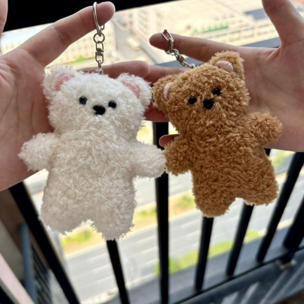 Cartoon Magnetic Bear Pendant Magnetic Bear Plush Pendant Cartoon Bear Key Chain Kids