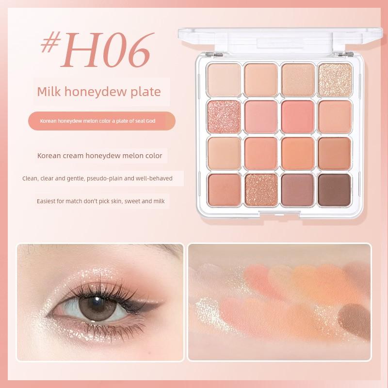 Hold Live Checkered 16 Colors Matte Eyeshadow Palette