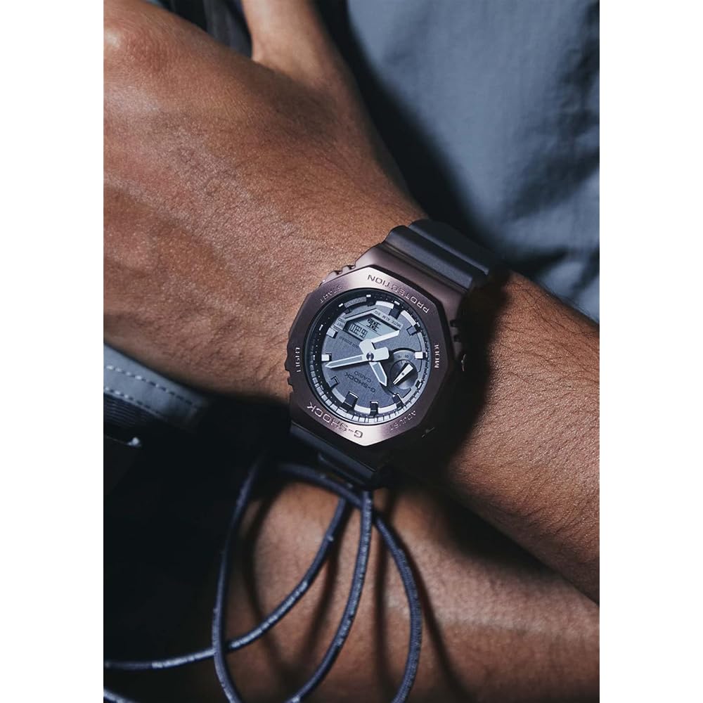 Casio G-Shock Midnight Fog Series GM-2100MF-5AJF Men's Metal Covered Watch Brown
