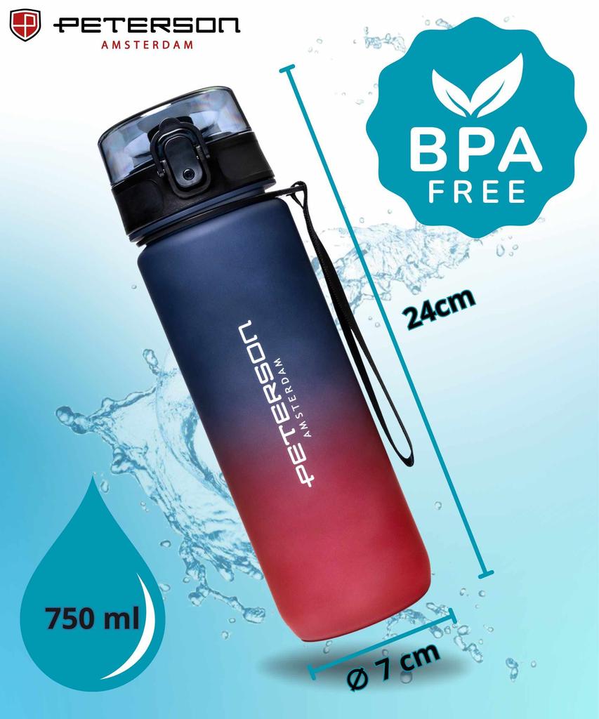 Bidon 750ml PTN HY-001-750-9522 Purple-Red