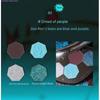 Girl Cult Eye Makeup 4 Color Shadow Palette Chameleon Blue Polarized Delicate Silky Provocative Beauty Makeup, 1 шт., 1 шт.) 40