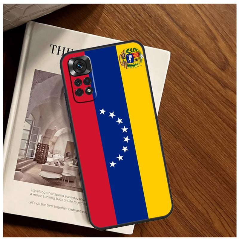 Чехол с гербом и флагом Венесуэлы для Xiaomi Redmi Note 12 Pro 8 9 10 11 Pro 9S 10S 11S 12S 9A 9C 9T 10A 10C 12C