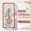 Shockproof Cartoon Painted Pattern Crystal Phone Case Transparent Soft Full Cover Camera Protection Cover for IPhone Samsung Redmi Poco Huawei Honor