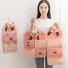 Multi-pocket Lovely Fabric Sundry Storage Bag Dormitory Door Back Wall Hanging Bag Cell Phone Key Storage Hanging Bag Home Organizer