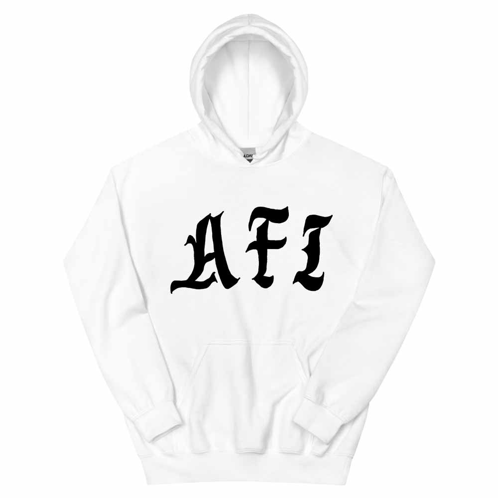 A Fire Inside Черное худи с принтом Faces Ivory AFI Толстовка с длинным рукавом Модное худи пуловеры для мужчин и женщин