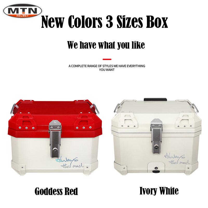 Ivory White 36L 45L Motorcycle Top Case Universal for R1200GS F800GS G310gs F750gs Top Rear Luggage Helmet Tail Box