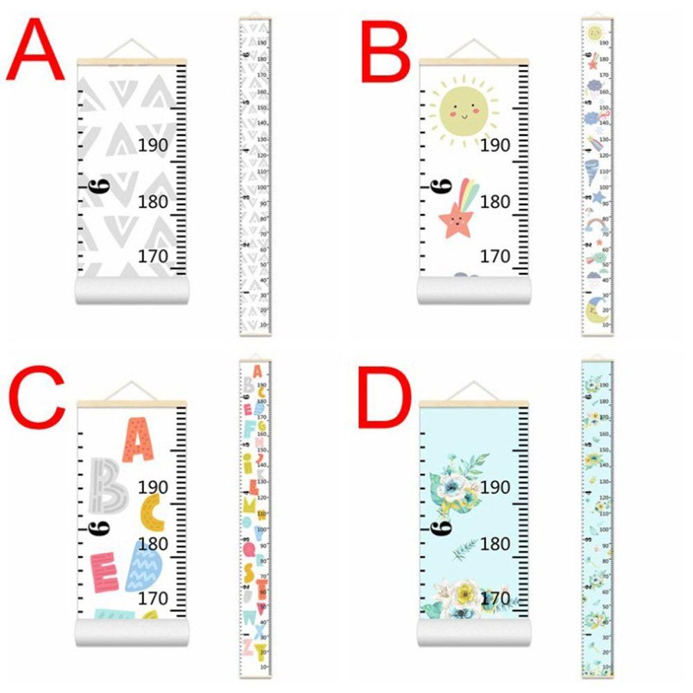 Тканевая таблица роста ребенка с рисунком на стене, линейка для измерения, украшение для дома