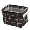 Rectangular Fabric Basket Storage Basket Portable Waterproof Bath Basket Sundries Basket Desktop Storage Basket Blue Storage Basket