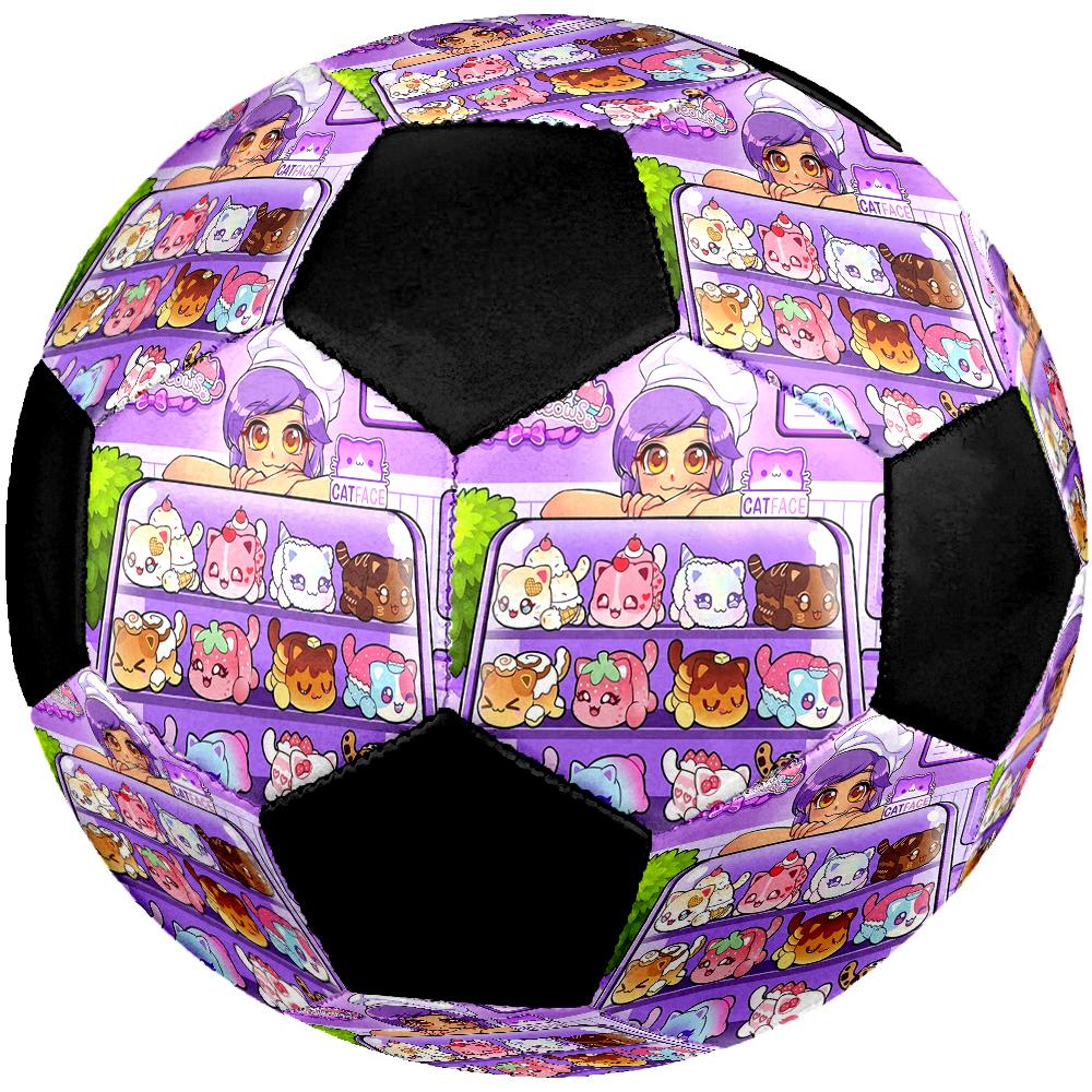 Aphmau Theme Size 5 Soccer Ball, Suitable for Both Indoor and Outdoor Matches, a Gift Suitable for Everyone.