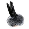 Women's Fox Fur Gloves, Sheepskin With Winter Fleece For Warmth Outdoor Driving Thin Women's Touch Screen Leather Gloves Women's