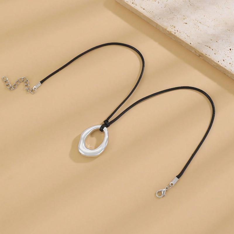 1 шт. Металлическое ажурное асимметричное геометрическое колье-подвеска в форме сердца из нескольких элементов для женщин, модная повседневная уличная бижутерия для вечеринок