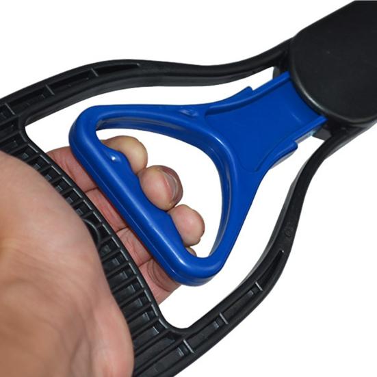 24-дюймовый складной совок для сбора отходов домашних животных для собак и кошек, высокопрочный захват для собачьих какашек с длинной ручкой для дворовой травы и гравия