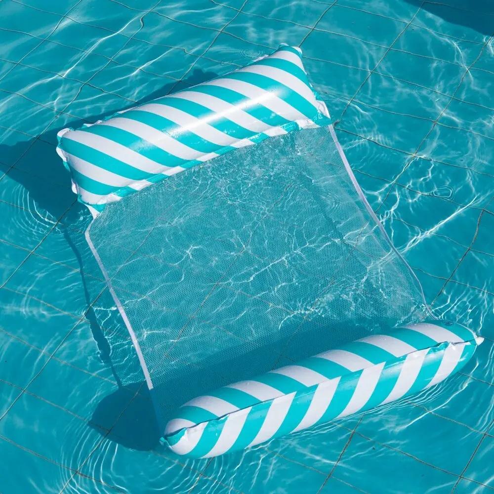 Swimming Water Sofa Inflatable Hammock Floating Water Inflatable Mat Pool Party Accessories Water Floating Inflatable Mat