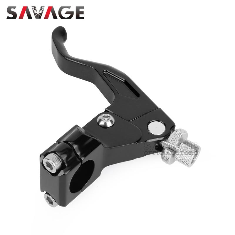 Short Stunt Clutch Lever Perch Assembly Motorcycle Dirt Pit Bike 22mm 7/8" Handlebar Universal For Yamaha Honda Kawasaki Suzuki