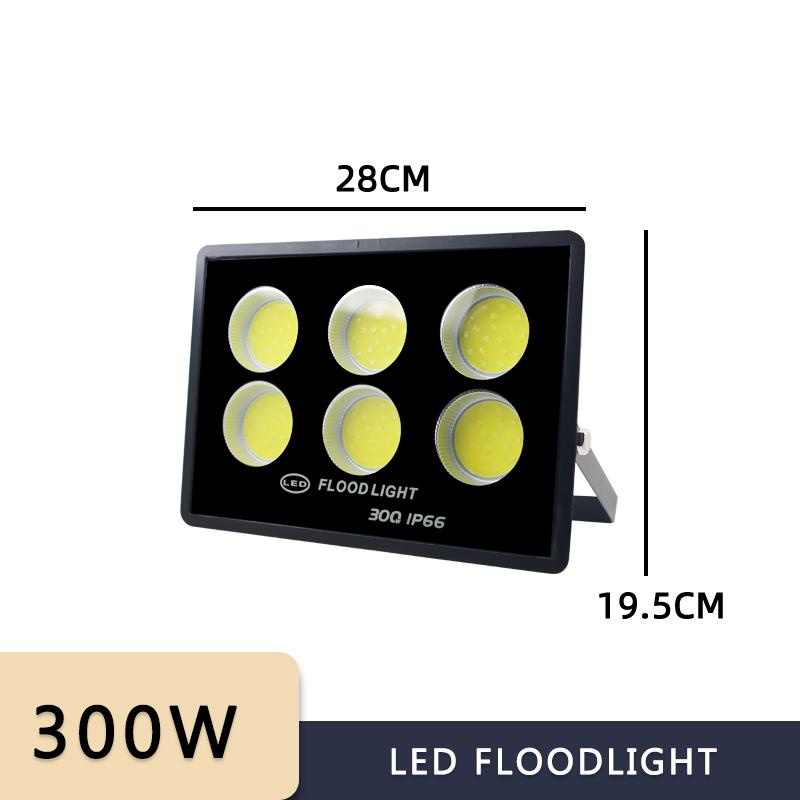 LED Flood Light IP66 Waterproof Outdoor Spotlight High Brightness COB Floodlight AC185-265V Garden Yard Stadium Street Lighting Lamp