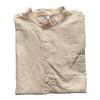 Summer Men Henley T Shirt Tops Casual Loose V Neck Short Sleeve Tee Pullover