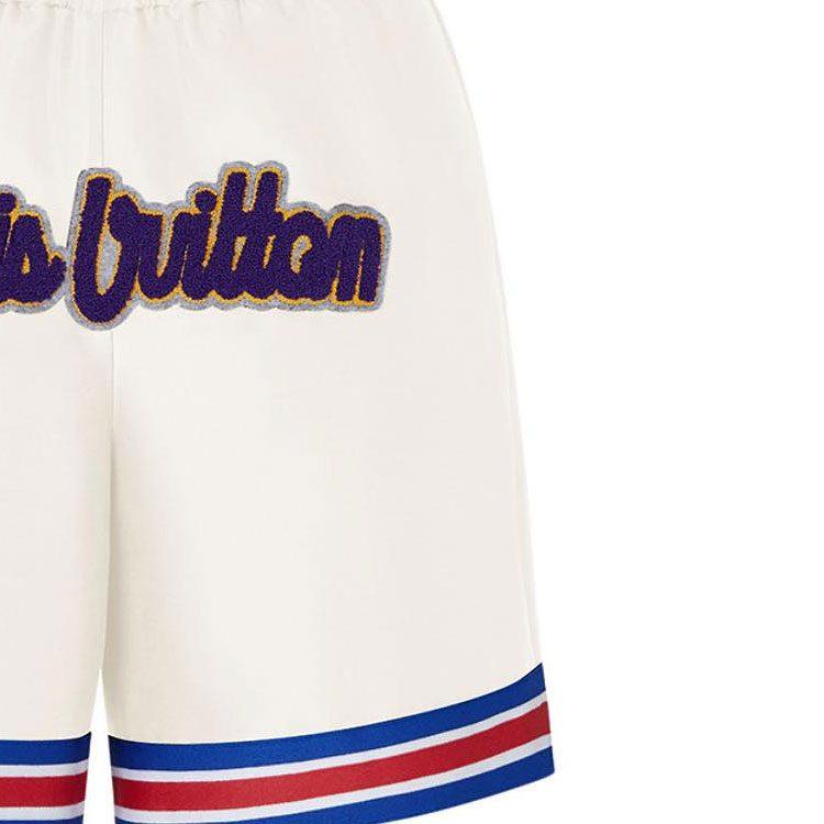 Louis Vuitton X NBA Баскетбольные шорты Мужские Белые 1A90T8
