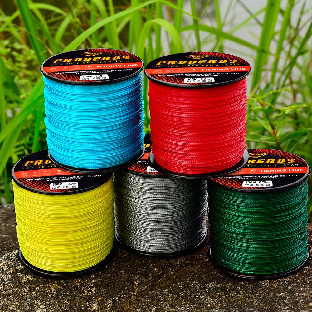 16 серия, 300-метровая леска, полиэтиленовая тканая прочная леска для лошади, основная леска для каменной и морской рыбалки