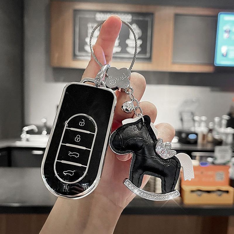 ТПУ чехол для ключа для Smart #5 Elf 5 Brabus Pro Premium Чехол-обложка для брелока-пульта Корпус Держатель Сумка-брелок Автоаксессуары