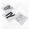 kqsdr10 1PCS 3D Metal Car Styling R Emblem Side Fender Rear Tail Trunk Sticker For VW GTI Tiguan Bora POLO PASSAT CC Touran GOLF Jetta