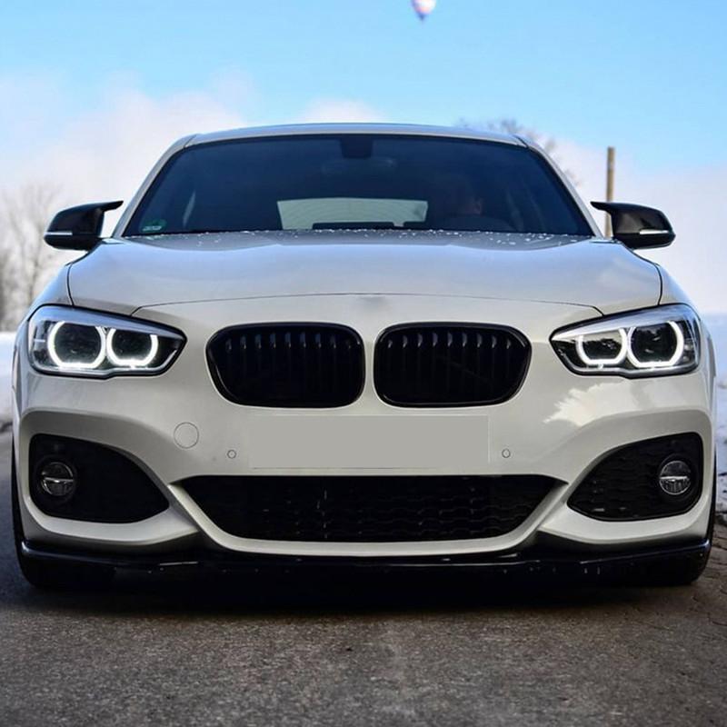 For BMW 1 Series F20 F21 M-Pack 118i 120i M135i M140i M Performance Front Bumper Splitter Lip Diffuser Spoiler Car Accessories
