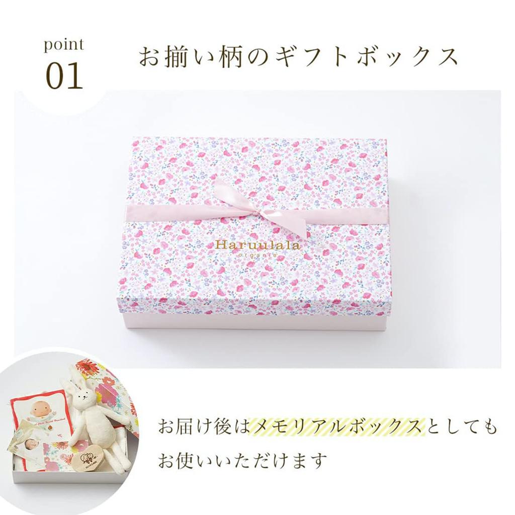 Haruulala Baby Organic Cotton Baby Outfit Set for Ages and [Haruulala organic] Gift, 2-Piece (Bib + Pants) (Long Length) Girls, 0.5+ (Fairies Flowers)