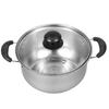 Canning Soup Stainless Steel Non Stick Frying Pan with Lid Noodle Kitchen Heater Stock Saucepans