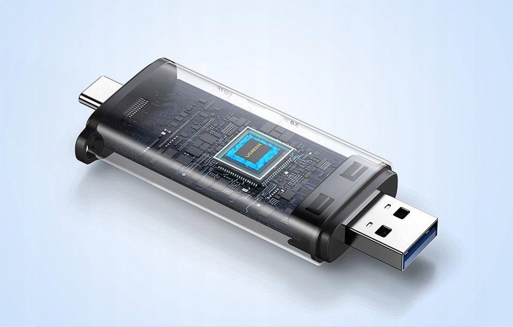 UGREEN cm803 card reader USB-C/USB-A 312MB/s Black