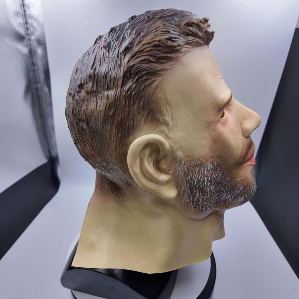 Popular handsome young man headgear character mask, can be labeled and quality inspected
