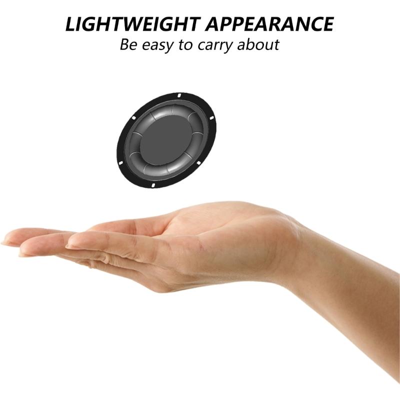 Резиновый Железный Басовый Диффузор Аксессуар для Громкоговорителя Басовый Диффузор для Аудиофилов Низкочастотные Громкоговорители 1 шт 6,5 дюйма/8 дюймов