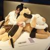 Cute Huge Long Dog Plush Doll Stuffed Animal Super Soft Puppy Hugging Pillow Cushion Body Lumbar Nap Support Sofa Decor