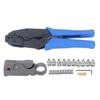 Coaxial Cable Tool Set Multifunctional Ratchet Stripper Crimper Brass Pin Set for RG58 RG59 RG62