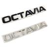 3D металлическая высококачественная наклейка на автомобиль Octavia, стильные буквы, слова, маркировка для заднего багажника, значок, логотип, наклейка, эмблема, автоаксессуары